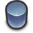 Blue Cylinder Icon